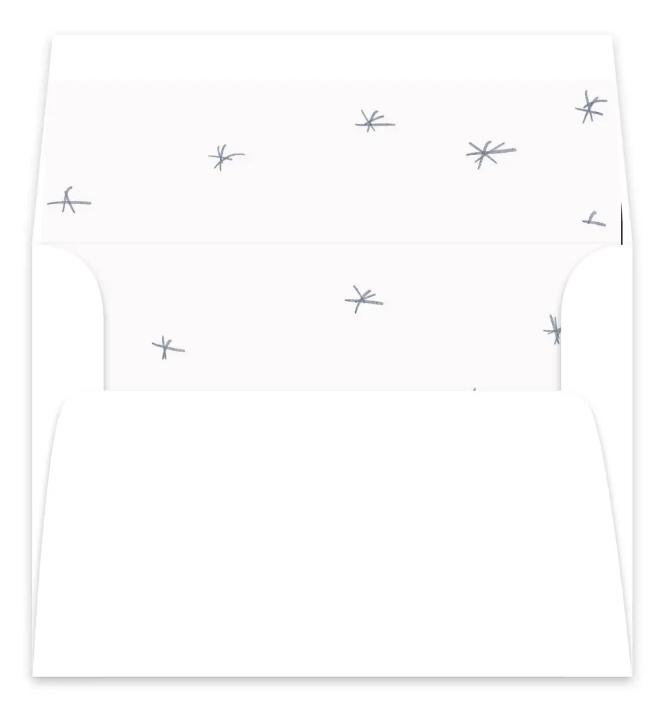 This is a Envelope Liners for 5 x 7 Card Envelope Liners for 5 x 7 Christmas Card called Whisker Wishes printed in full color