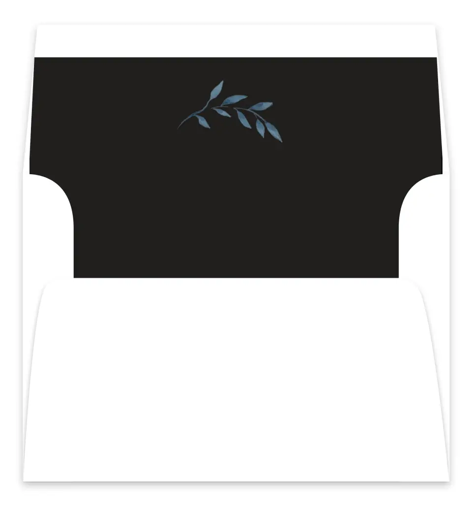This is a Envelope Liners for 5 x 7 Card Envelope Liners for 5 x 7 Christmas Card called Evergreen Holiday printed in full color