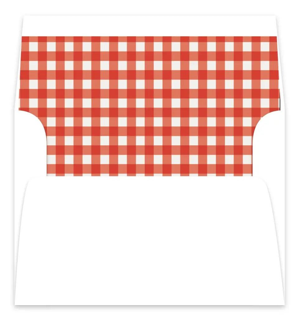 This is a  7.125" x 7" Envelope Liners (ELC) called With All Our Love printed in full color