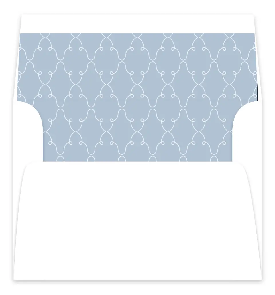 This is a Envelope Liners for 5 x 7 Card Envelope Liners for 5 x 7 Christmas Card called Diamond Whimsy printed in full color