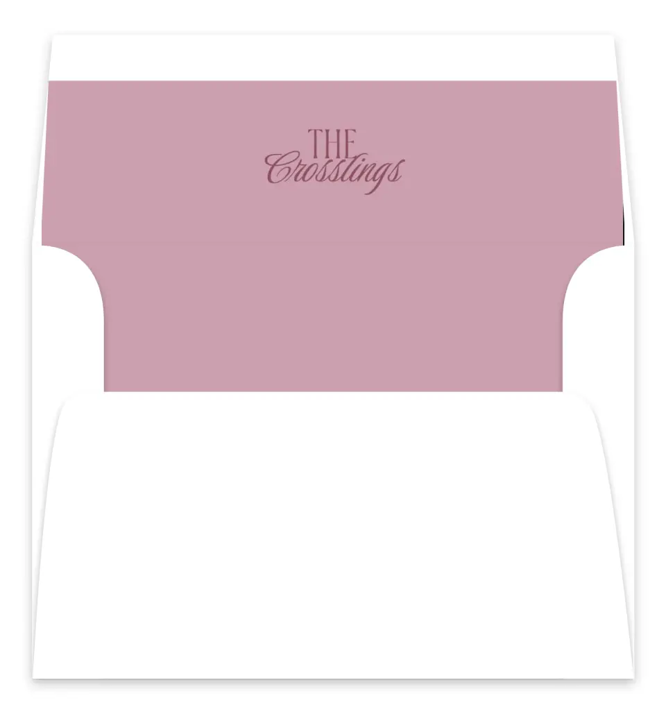 This is a  7.125" x 7" Envelope Liners (ELC) called Ornate Garden printed in full color