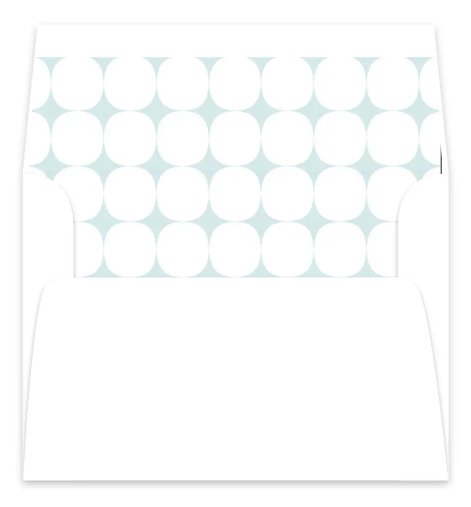 This is a Envelope Liners for 5 x 7 Card Envelope Liners for 5 x 7 Christmas Card called Frosted Baubles printed in full color