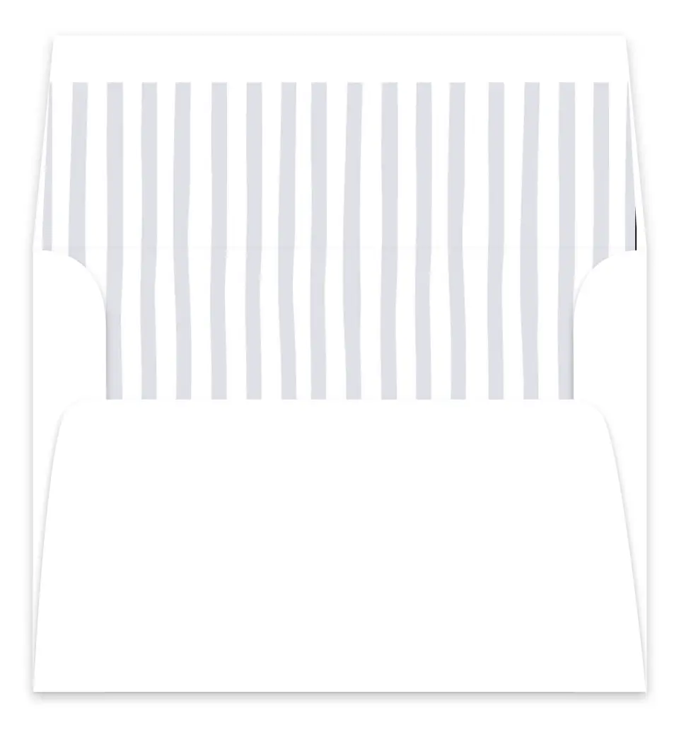 This is a Envelope Liners for 5 x 7 Card Bachelorette Party Accessorie called She's a Catch printed in full color