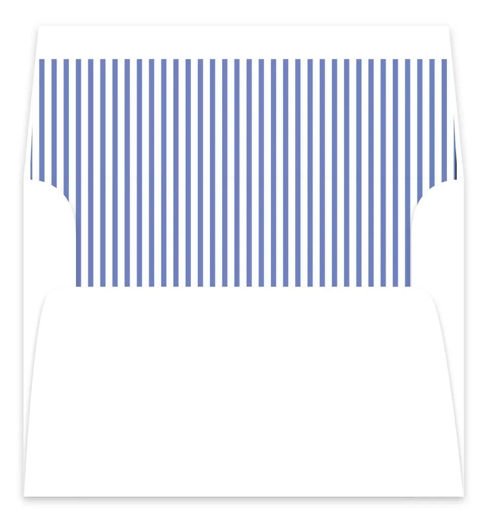 This is a Envelope Liners for 5 x 7 Card Bachelorette Party Accessorie called Red, Bride, and Blue printed in full color