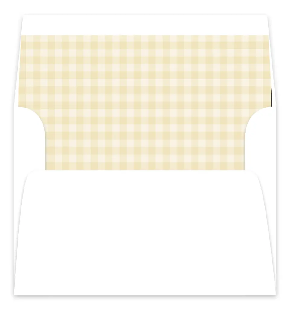 This is a Envelope Liners for 5 x 7 Card Bachelorette Party Accessorie called She Found her Honey printed in full color
