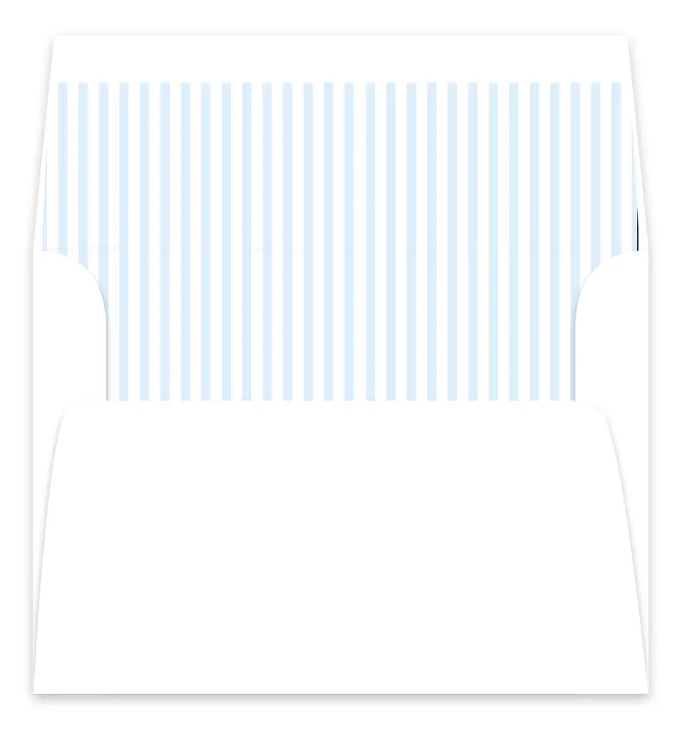This is a  7.125" x 7" Envelope Liners (ELC) called Love by the Sea printed in full color