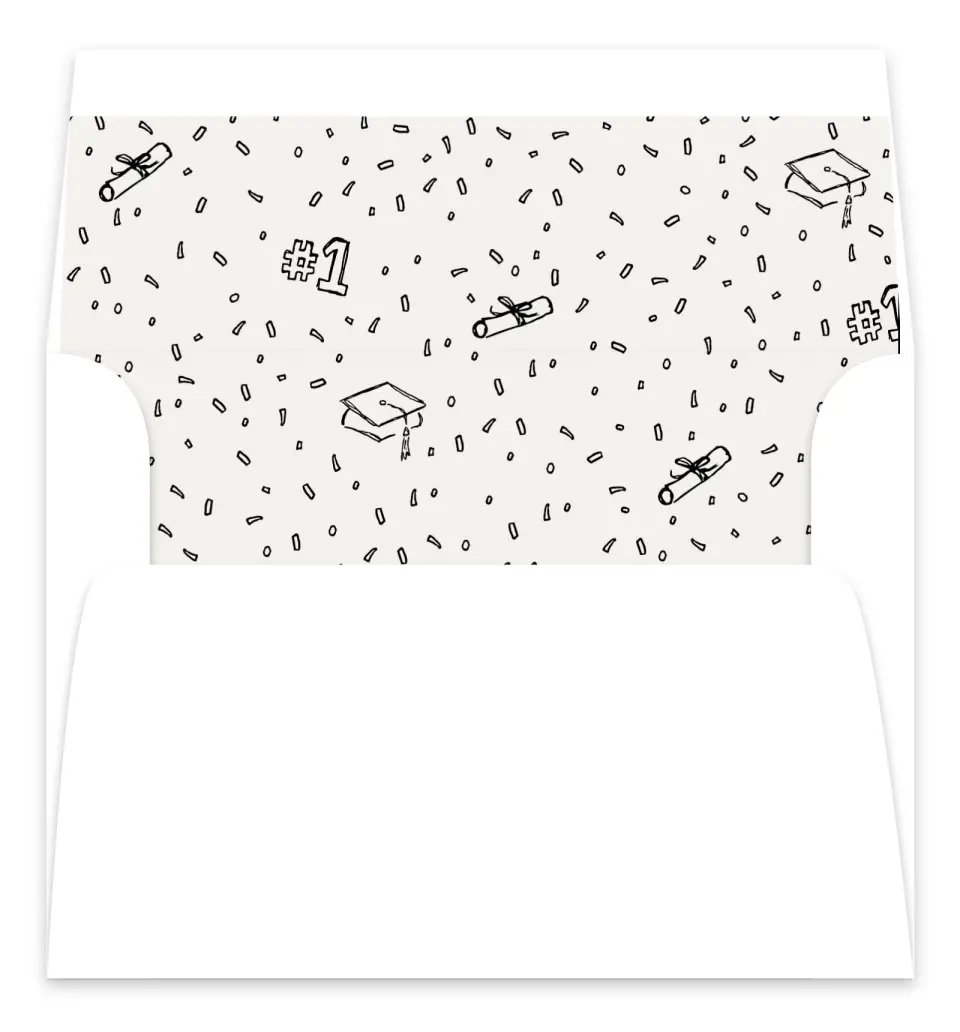 This is a  7.125" x 7" Envelope Liners (ELC) called Art of Achievement printed in full color