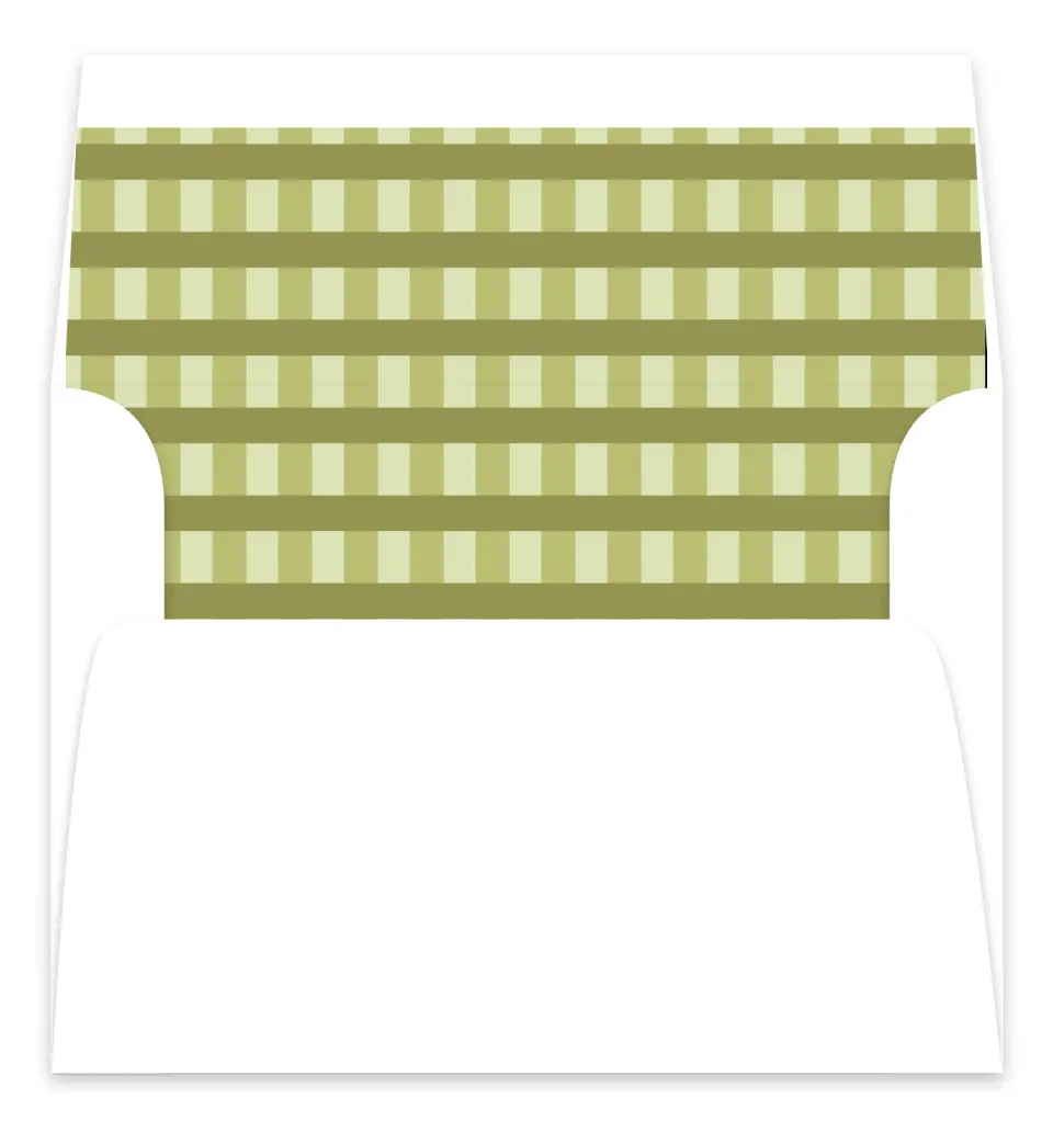This is a  7.125" x 7" Envelope Liners (ELC) called Ivy Bound printed in full color