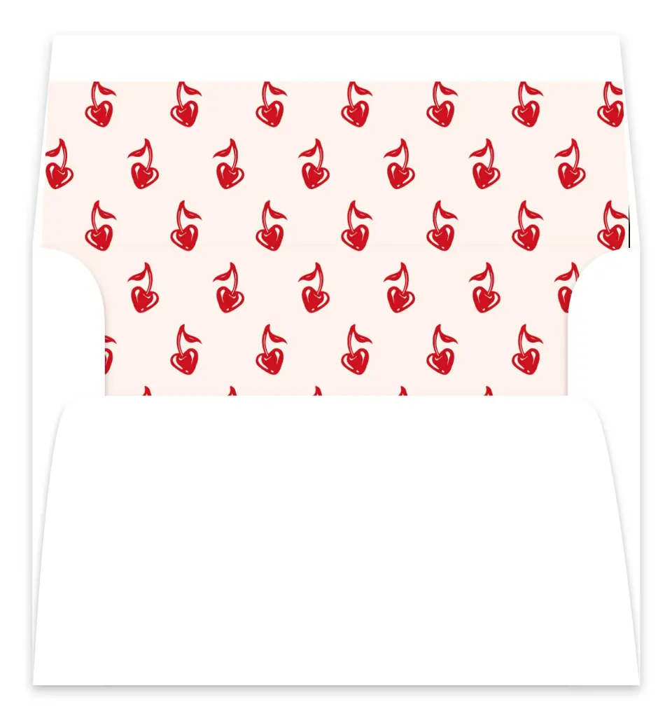 This is a Envelope Liners for 5 x 7 Card Bachelorette Party Accessorie called Vegas Before the Vows printed in full color