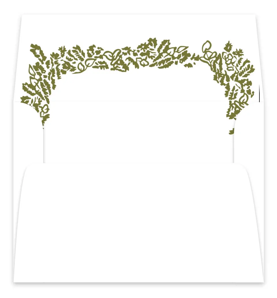 This is a Envelope Liners for 5 x 7 Card Envelope Liners for 5 x 7 Christmas Card called Weary World Rejoices printed in full color