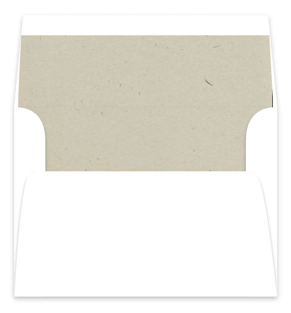 This is a  7.125" x 7" Envelope Liners (ELC) called The Wedding Post printed in full color