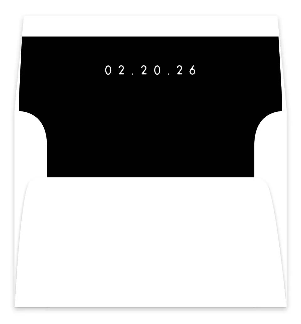 This is a  7.125" x 7" Envelope Liners (ELC) called Mine Forever printed in full color