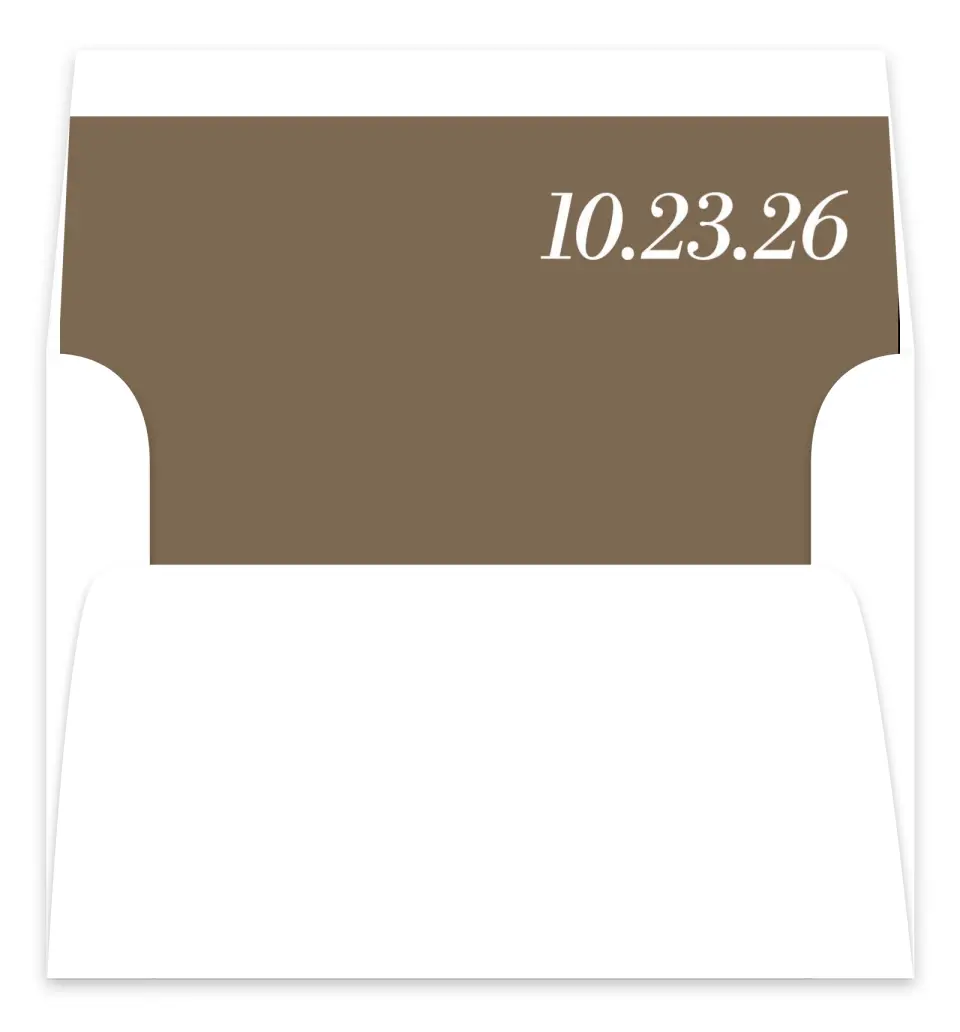 This is a  7.125" x 7" Envelope Liners (ELC) called All I Need printed in full color