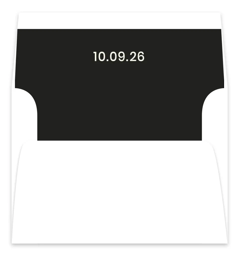 This is a  7.125" x 7" Envelope Liners (ELC) called Love on Film printed in full color