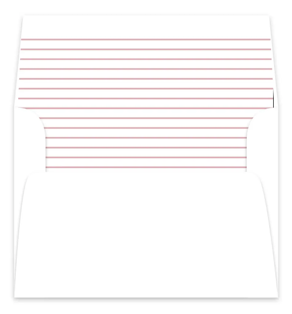 This is a  7.125" x 7" Envelope Liners (ELC) called Striped Grad printed in full color