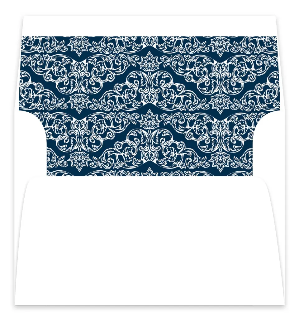 This is a  7.125" x 7" Envelope Liners (ELC) called Heirloom Crest printed in full color