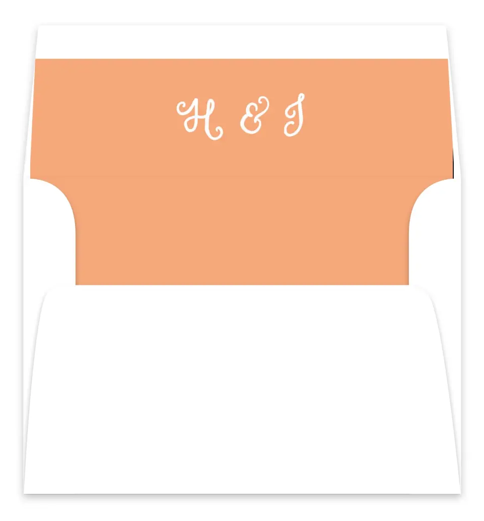This is a  7.125" x 7" Envelope Liners (ELC) called Wavy Love printed in full color
