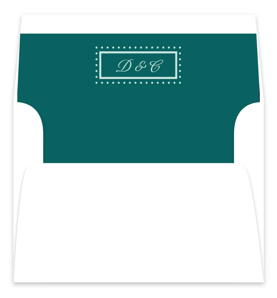 This is a  7.125" x 7" Envelope Liners (ELC) called Faithful Frame printed in full color