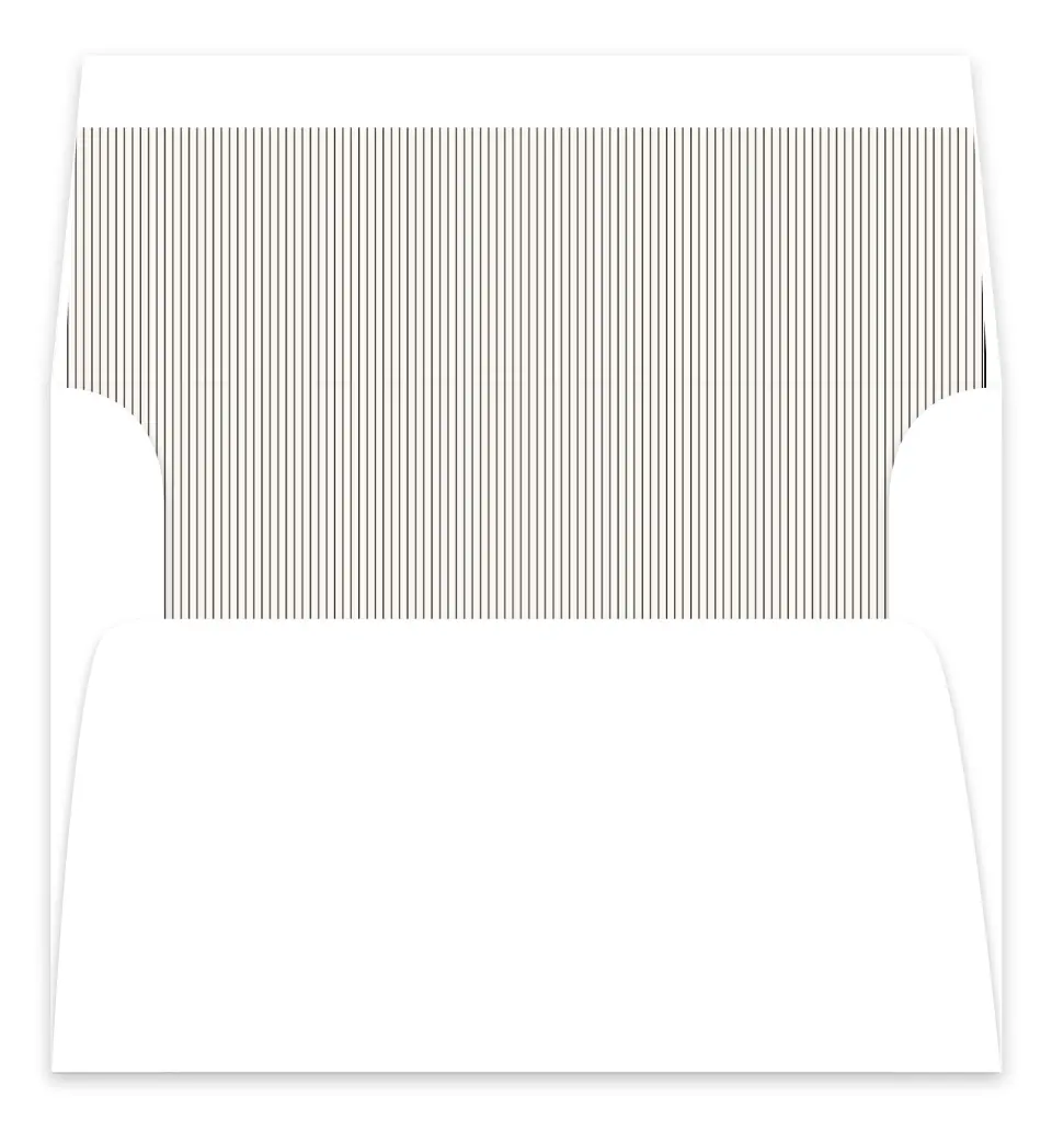 This is a  7.125" x 7" Envelope Liners (ELC) called Opulent Endearment printed in full color