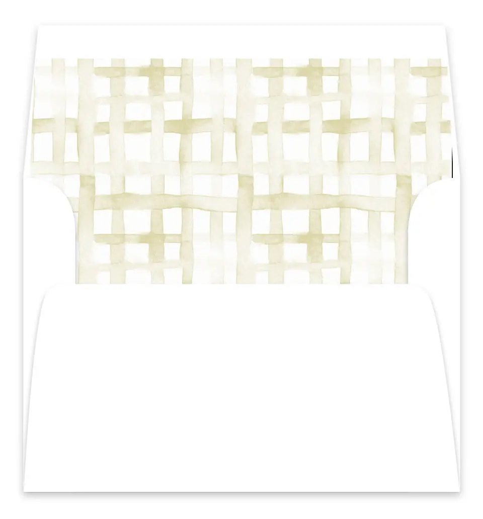 This is a Envelope Liners for 5 x 7 Card Bachelorette Party Accessorie called Perfect Pear printed in full color