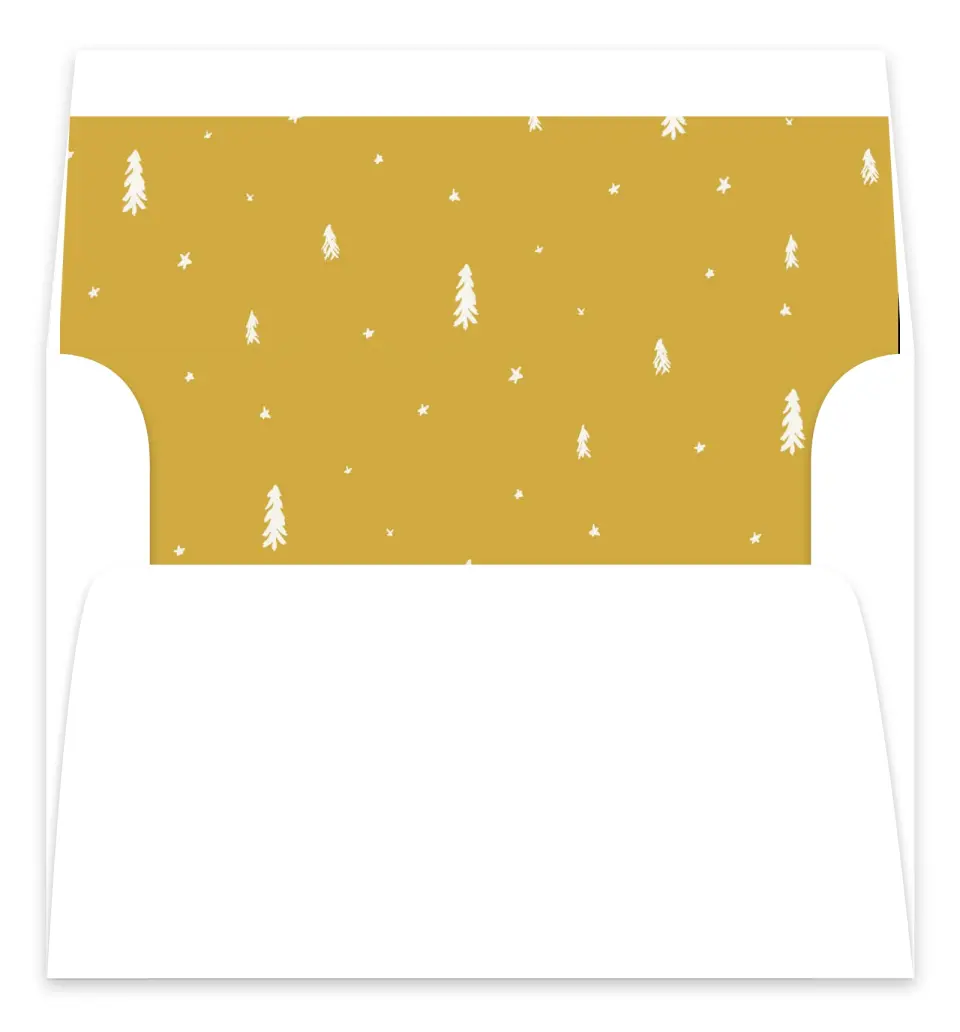 This is a Envelope Liners for 5 x 7 Card Envelope Liners for 5 x 7 Christmas Card called Festive Fun printed in full color
