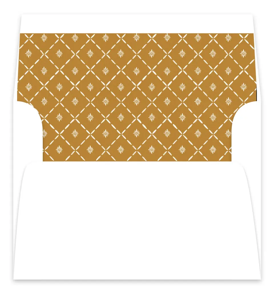 This is a Envelope Liners for 5 x 7 Card Envelope Liners for 5 x 7 Christmas Card called Tidings of Joy printed in full color