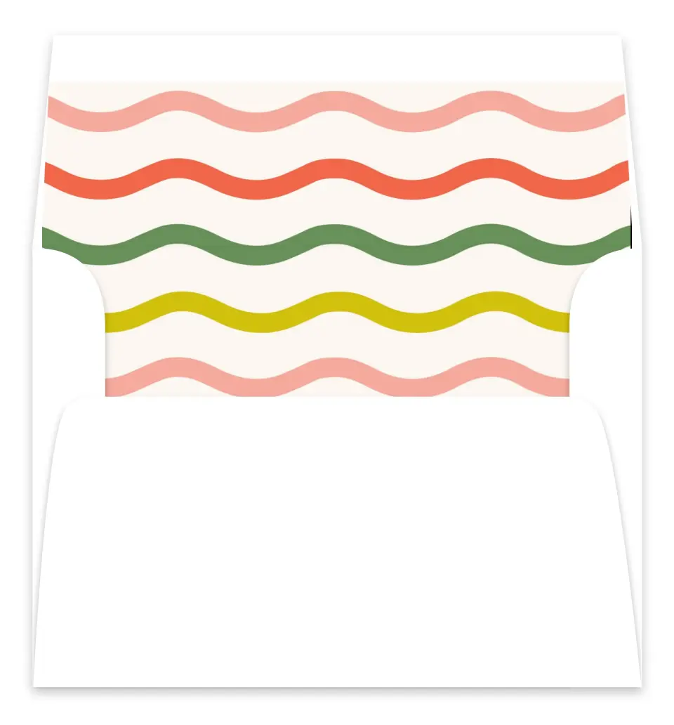 This is a Envelope Liners for 5 x 7 Card Envelope Liners for 5 x 7 Christmas Card called Oh So Very Merry printed in full color