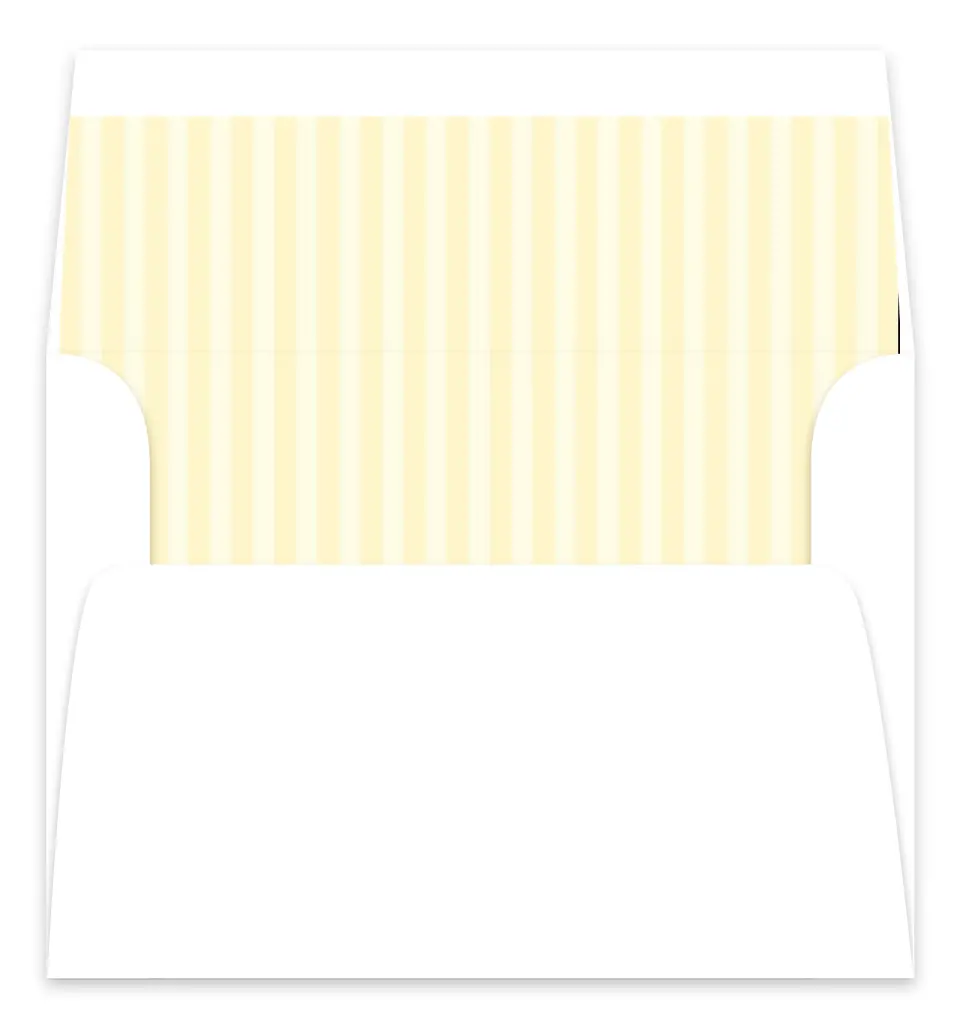 This is a Envelope Liners for 5 x 7 Card Bachelorette Party Accessorie called Toast to Baby printed in full color