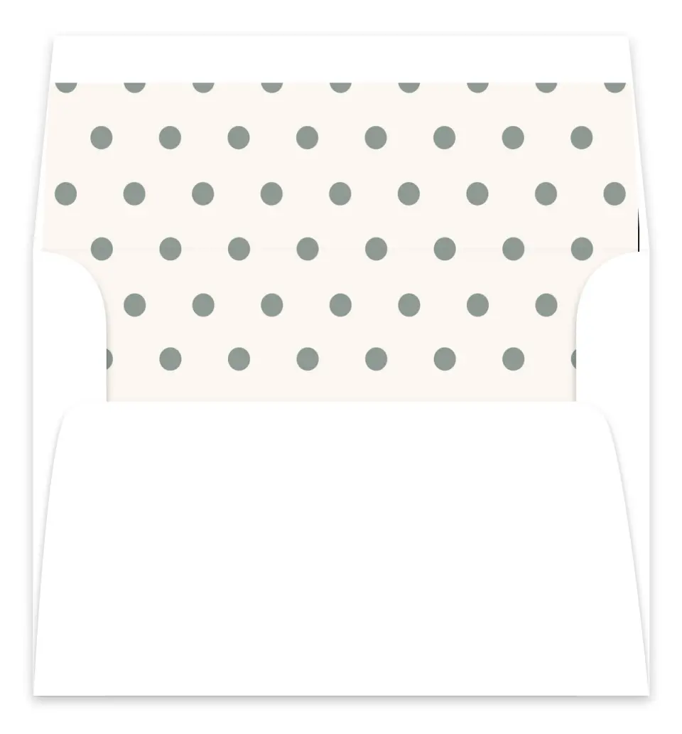 This is a Envelope Liners for 5 x 7 Card Envelope Liners for 5 x 7 Christmas Card called Chic Holiday printed in full color