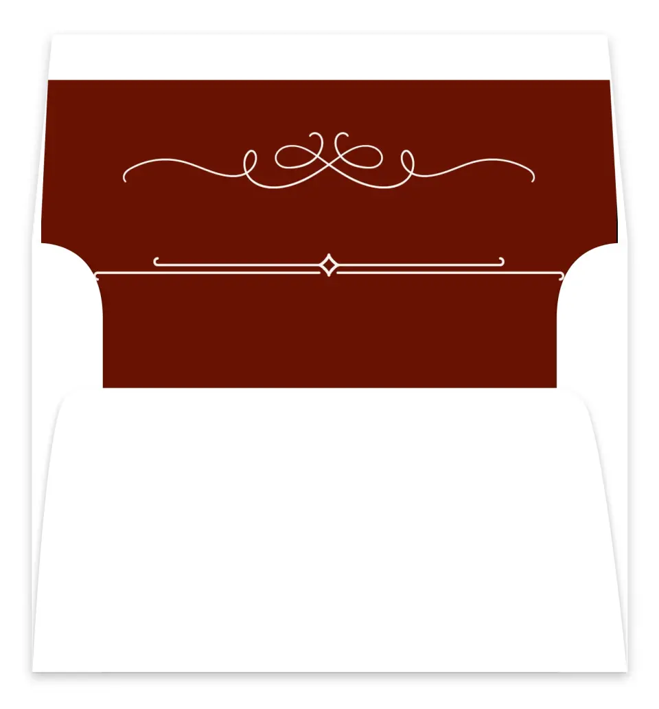 This is a Envelope Liners for 5 x 7 Card Envelope Liners for 5 x 7 Christmas Card called Detailed Deal printed in full color