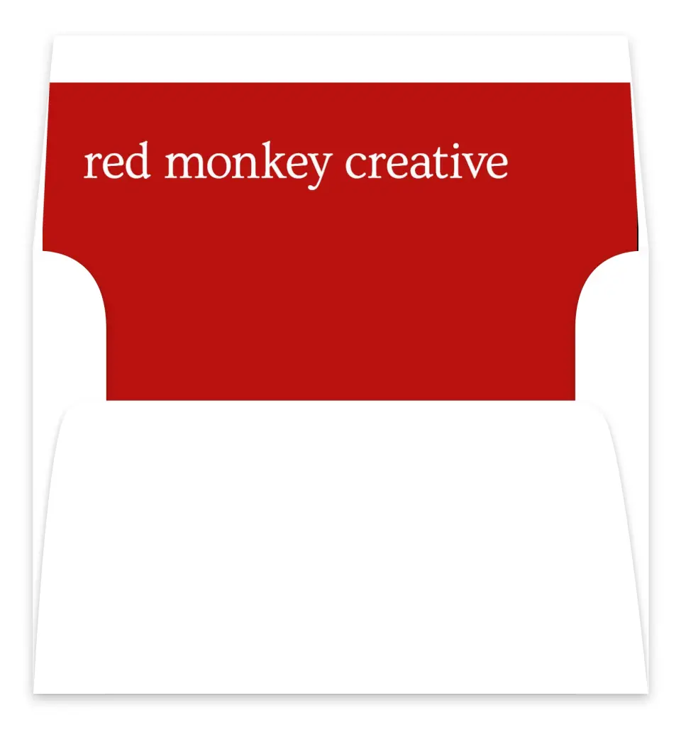 This is a Envelope Liners for 5 x 7 Card Envelope Liners for 5 x 7 Christmas Card called Teamwork Dream Work printed in full color
