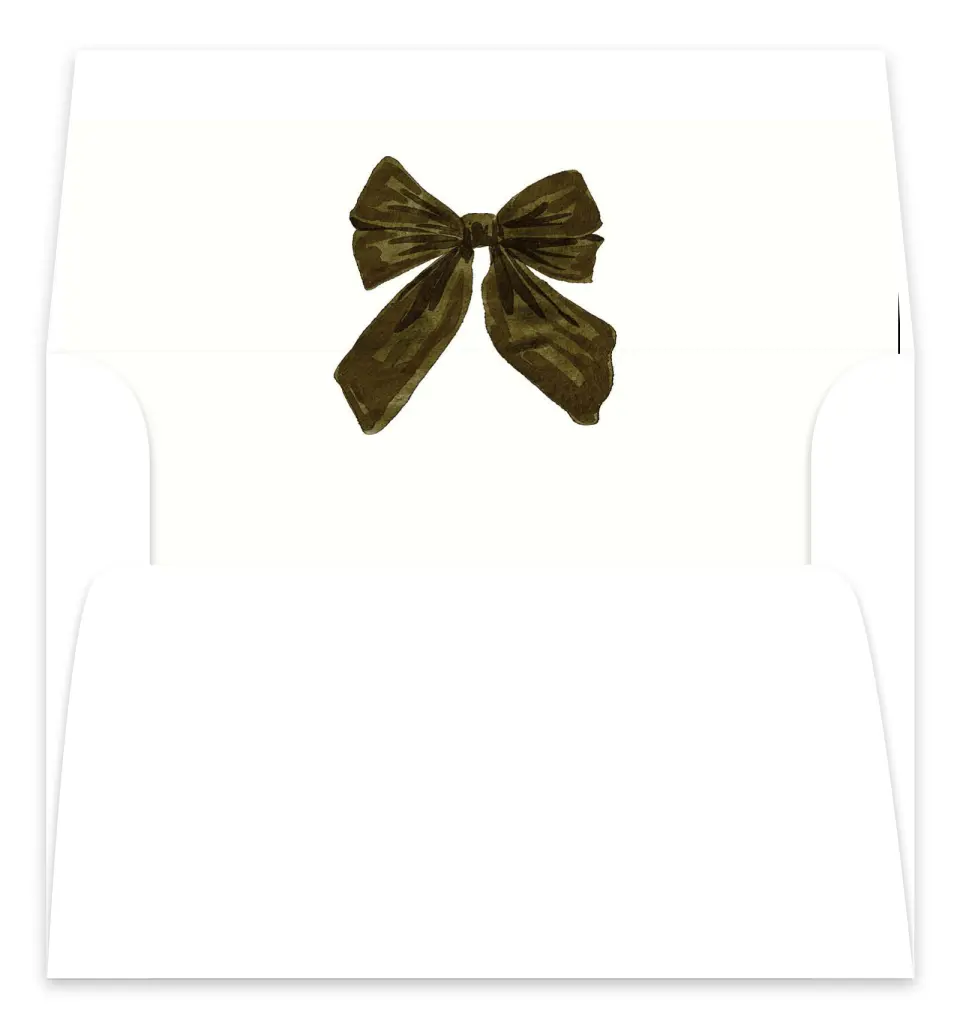 This is a Envelope Liners for 5 x 7 Card Envelope Liners for 5 x 7 Christmas Card called Company Wreath printed in full color