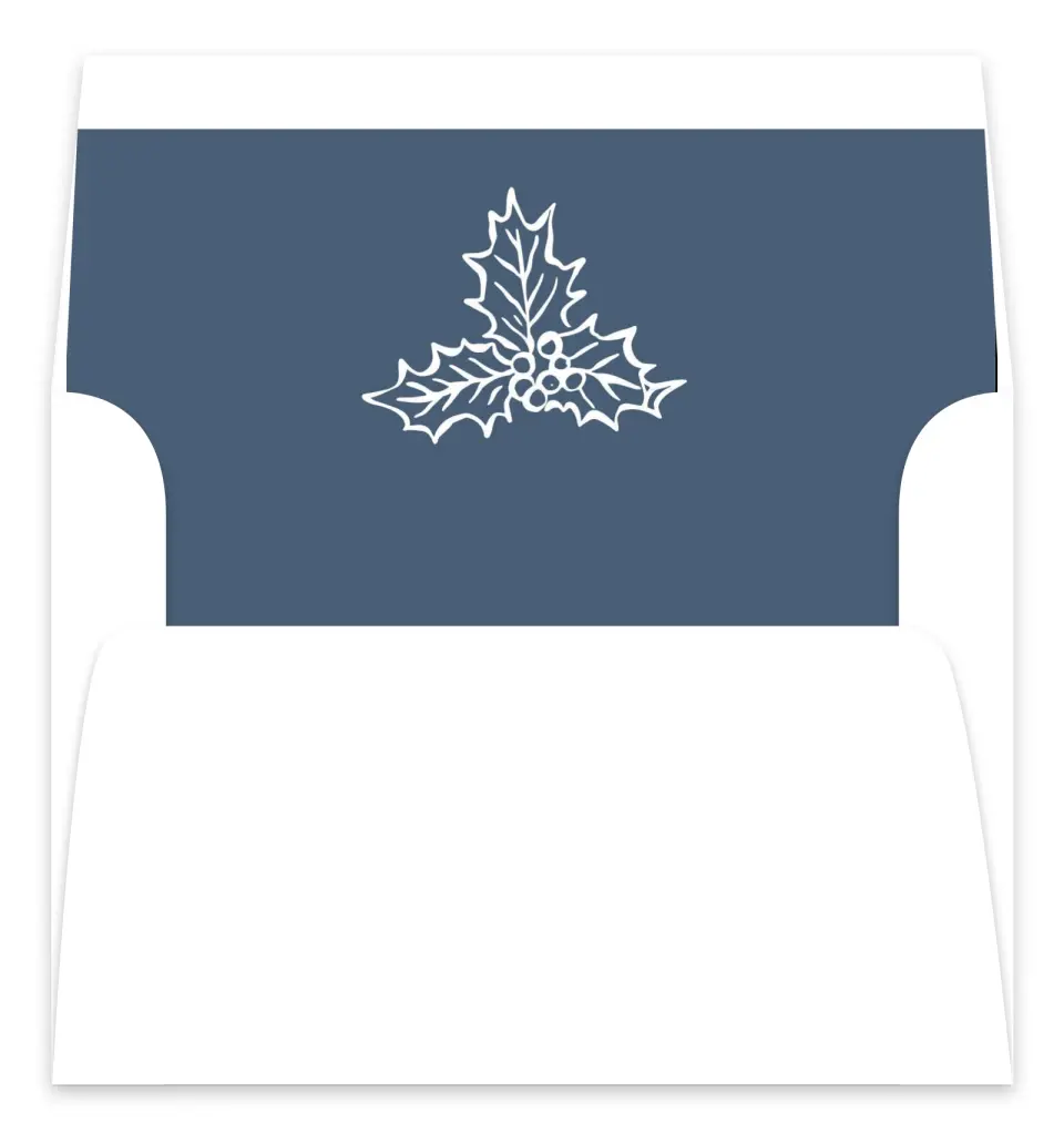 This is a Envelope Liners for 5 x 7 Card Envelope Liners for 5 x 7 Christmas Card called Small Business printed in full color