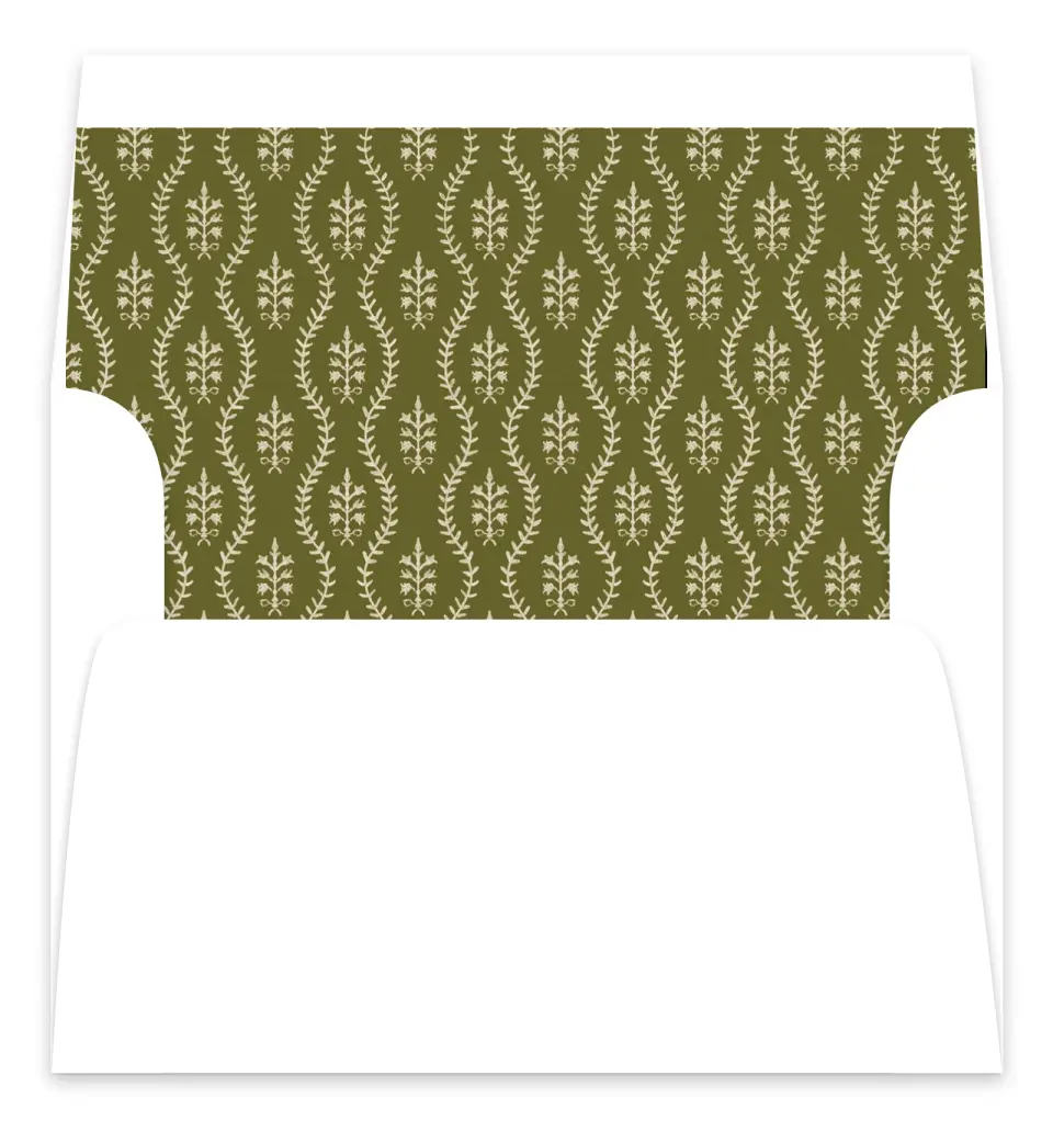 This is a Envelope Liners for 5 x 7 Card Envelope Liners for 5 x 7 Christmas Card called Grateful Season printed in full color