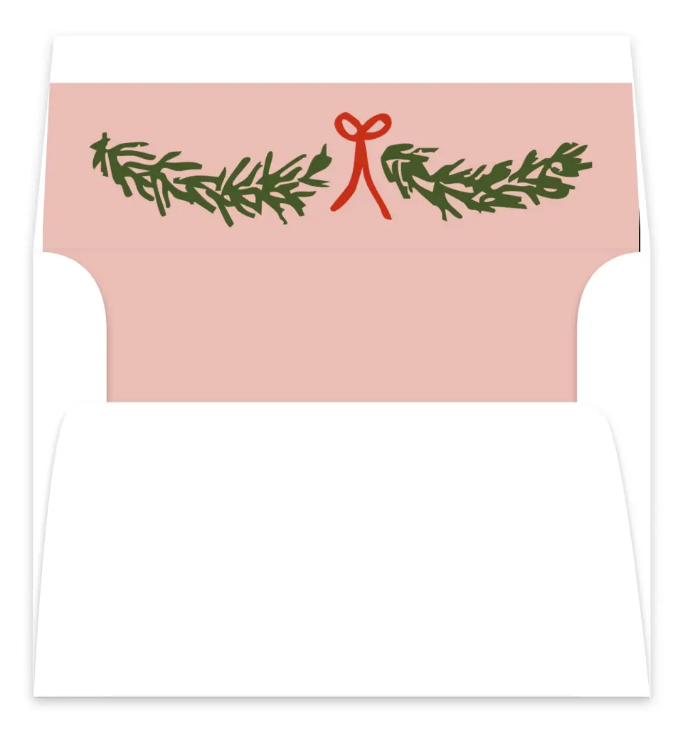 This is a Envelope Liners for 5 x 7 Card Envelope Liners for 5 x 7 Christmas Card called Storefront Spirit printed in full color