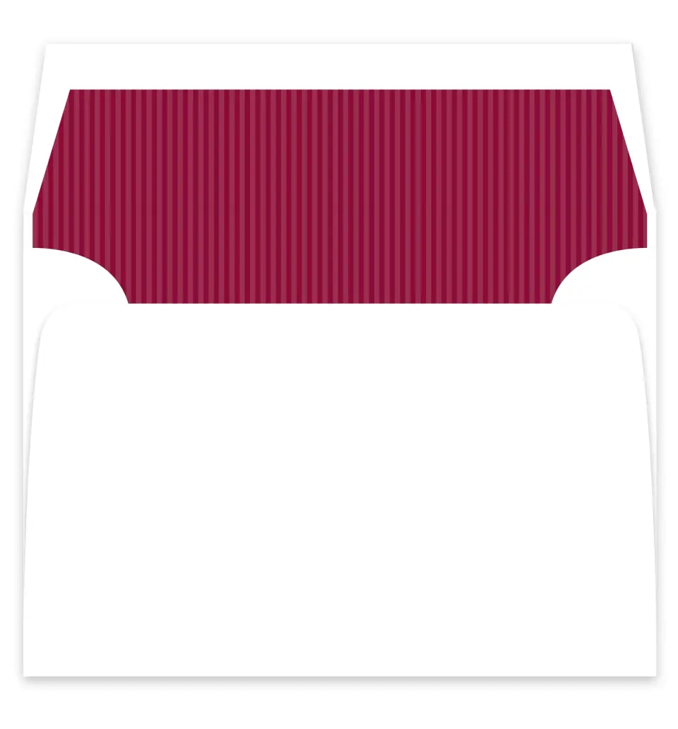 This is a  7¼" x 6⅞" Envelope Liners (ELF) called Forever Yours printed in full color
