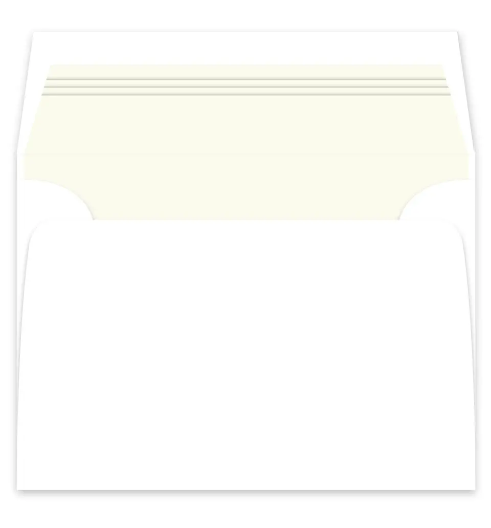 This is a  7¼" x 6⅞" Envelope Liners (ELF) called Classic Elegance printed in full color