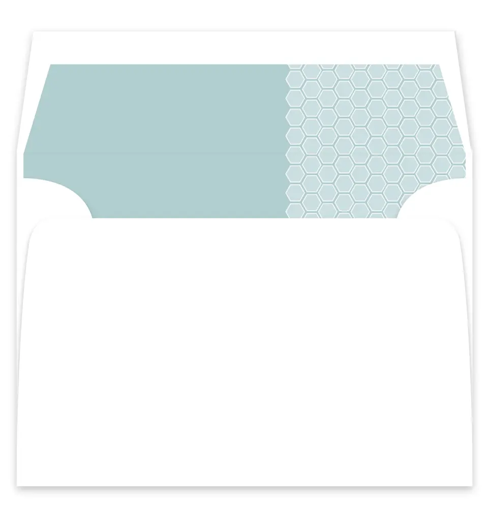 This is a  7¼" x 6⅞" Envelope Liners (ELF) called Honey Blossoms printed in full color