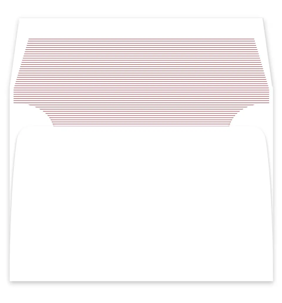 This is a  7¼" x 6⅞" Envelope Liners (ELF) called Evergreen Christmas printed in full color