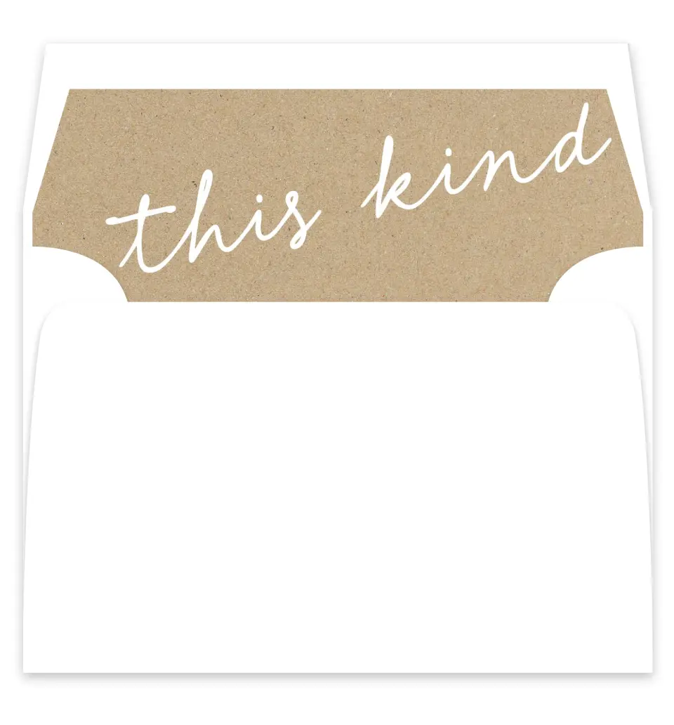 This is a  7¼" x 6⅞" Envelope Liners (ELF) called Enchanted Day printed in full color