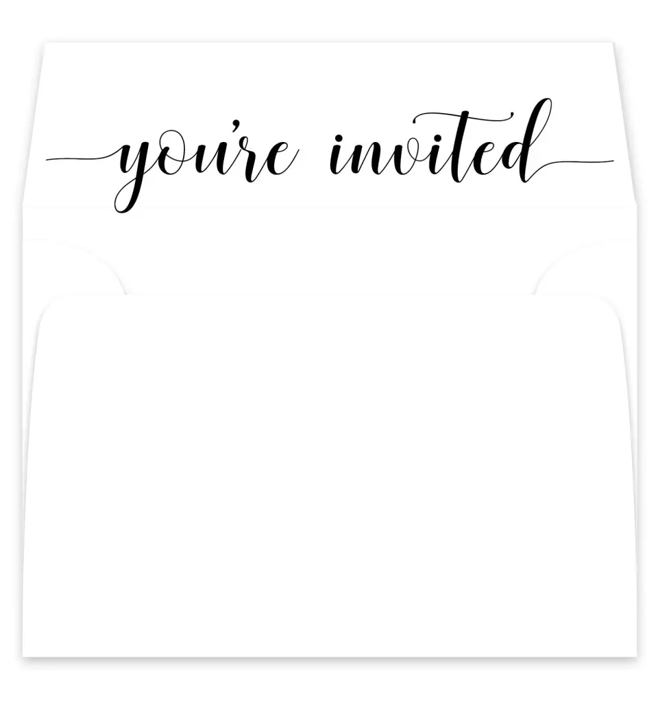 This is a  7¼" x 6⅞" Envelope Liners (ELF) called True Celebration printed in full color