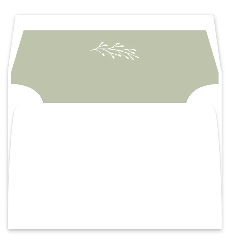This is a  7¼" x 6⅞" Envelope Liners (ELF) called Enchanting Crown printed in full color