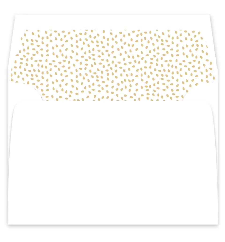 This is a  7¼" x 6⅞" Envelope Liners (ELF) called Gilded Laurels printed in full color