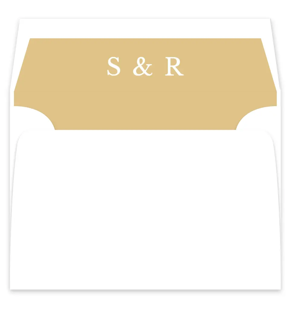 This is a  7¼" x 6⅞" Envelope Liners (ELF) called Sweet Sophisticate printed in full color