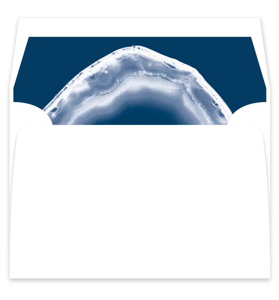 This is a  7¼" x 6⅞" Envelope Liners (ELF) called Dazzling Agate printed in full color