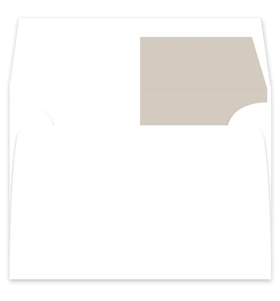 This is a  7¼" x 6⅞" Envelope Liners (ELF) called Merging Love printed in full color