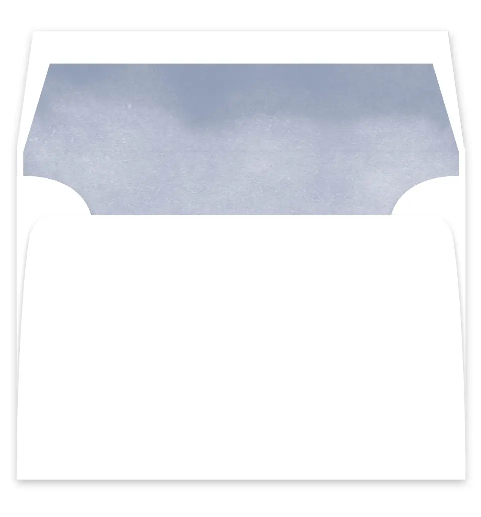 This is a  7¼" x 6⅞" Envelope Liners (ELF) called Stroke of Luck printed in full color