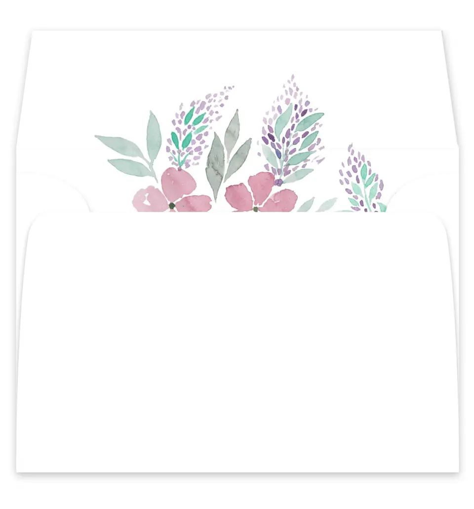 This is a  7¼" x 6⅞" Envelope Liners (ELF) called Antique Splendor printed in full color