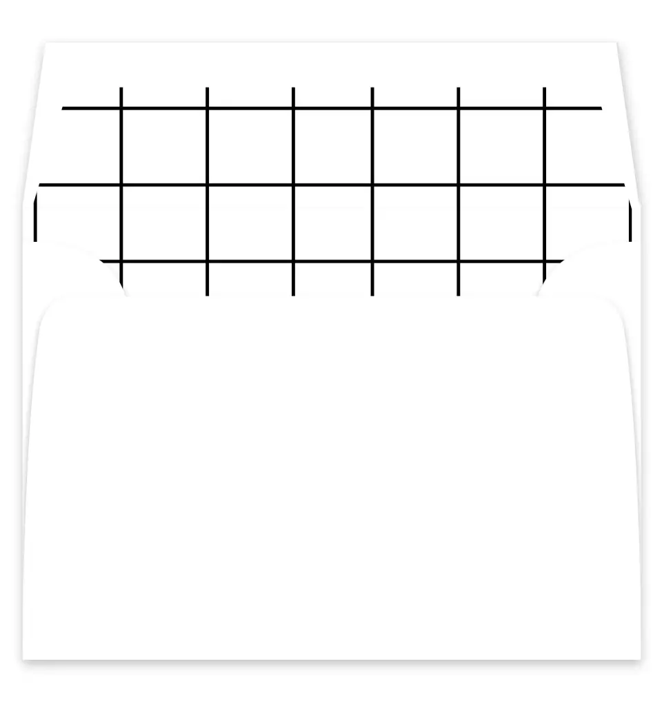 This is a  7¼" x 6⅞" Envelope Liners (ELF) called Stunning Symmetry printed in full color