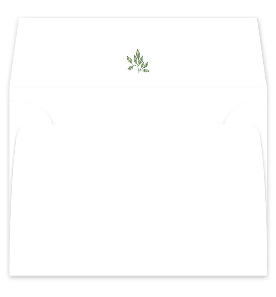This is a  7¼" x 6⅞" Envelope Liners (ELF) called Rustic Grace printed in full color